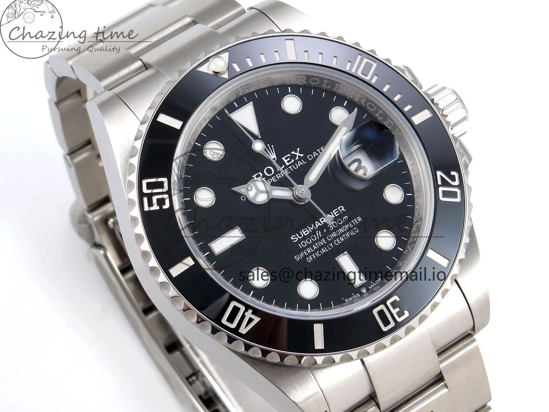 0201 Classic Submariner 126610 LN HGF 1:1 Best Edition Black Dial on SS Bracelet SH3235 V 1263